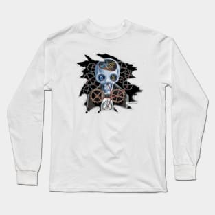 Steampunk Skull Long Sleeve T-Shirt